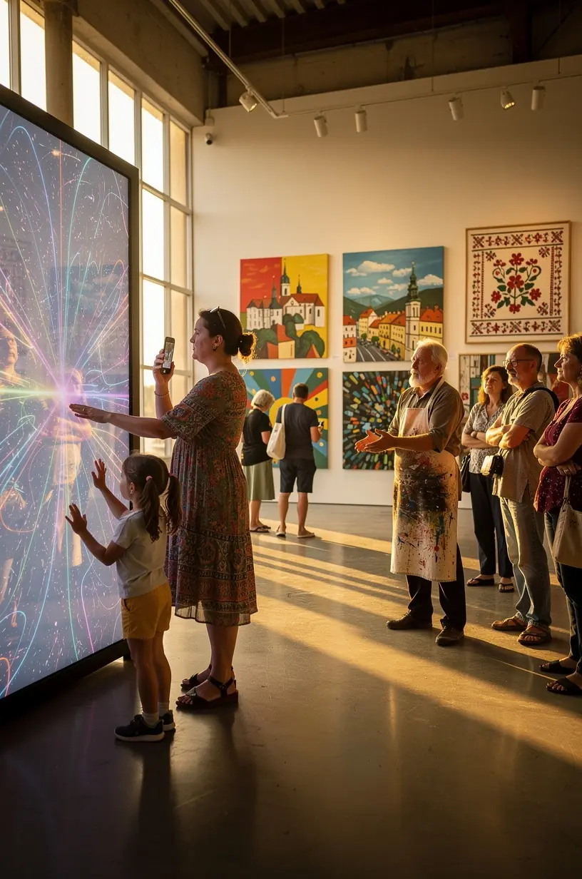 Engaging local artists in community creative events